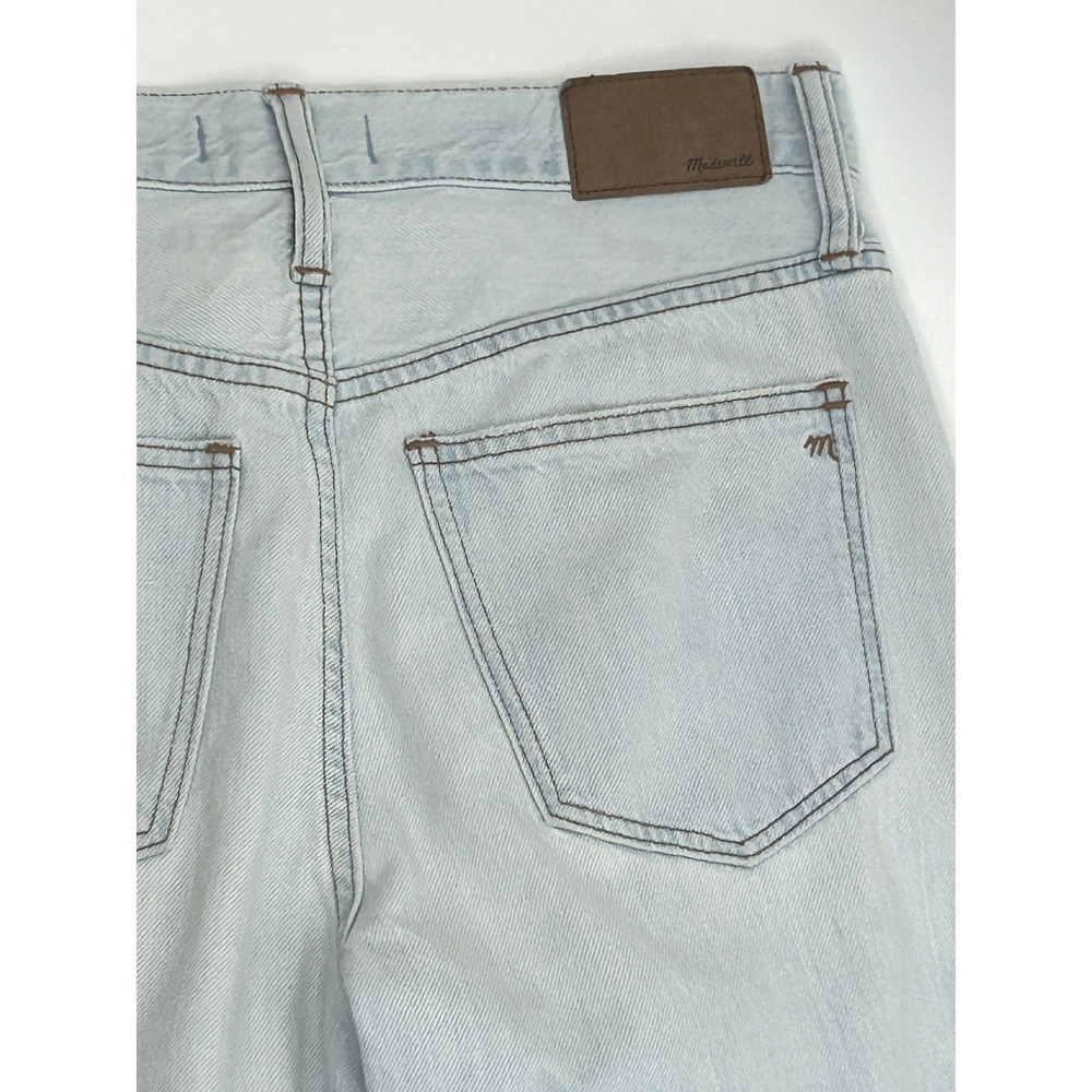 Madewell The Slouchy Boyjean Distressed Light Wash Denim Jeans Size 25 Capsule - Picture 6 of 10